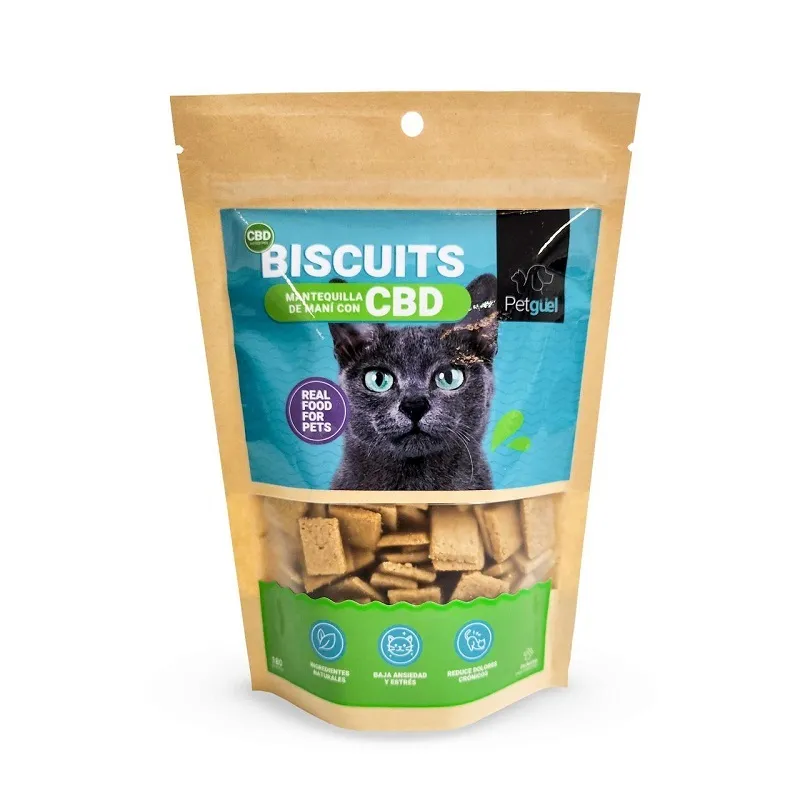 BISCUITS DE CBD PARA GATOS PETGUEL