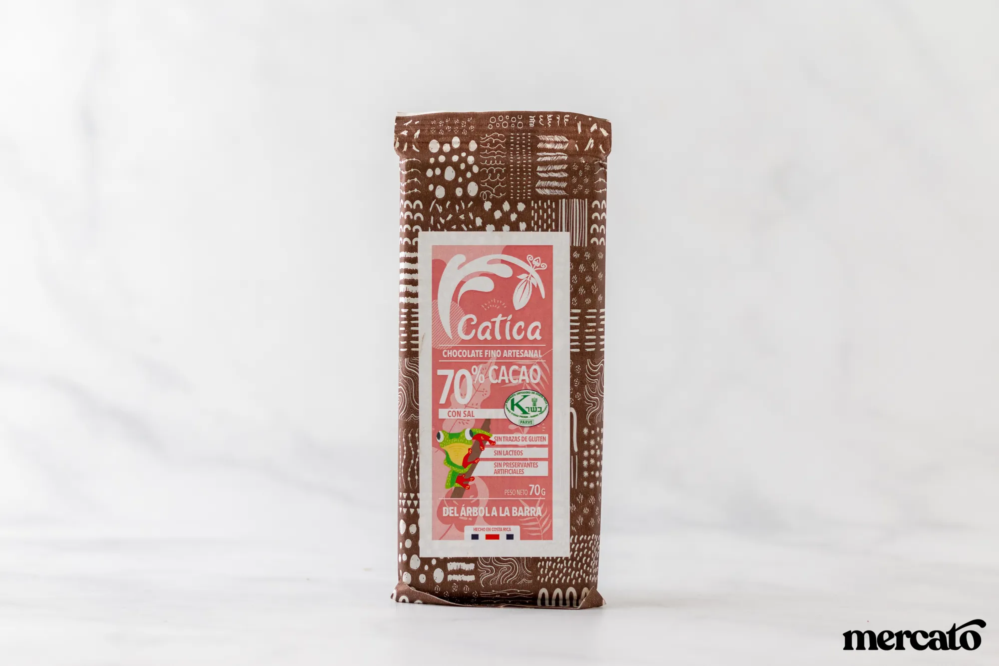 Chocolate Catica 70% (con sal) 70g