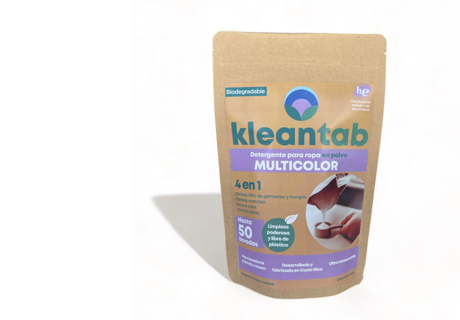 Kleantab Detergente Ropa Multicolor -50tab