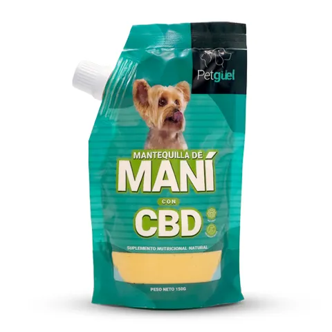 MANTEQUILLA DE MANI CON CBD PETGUEL