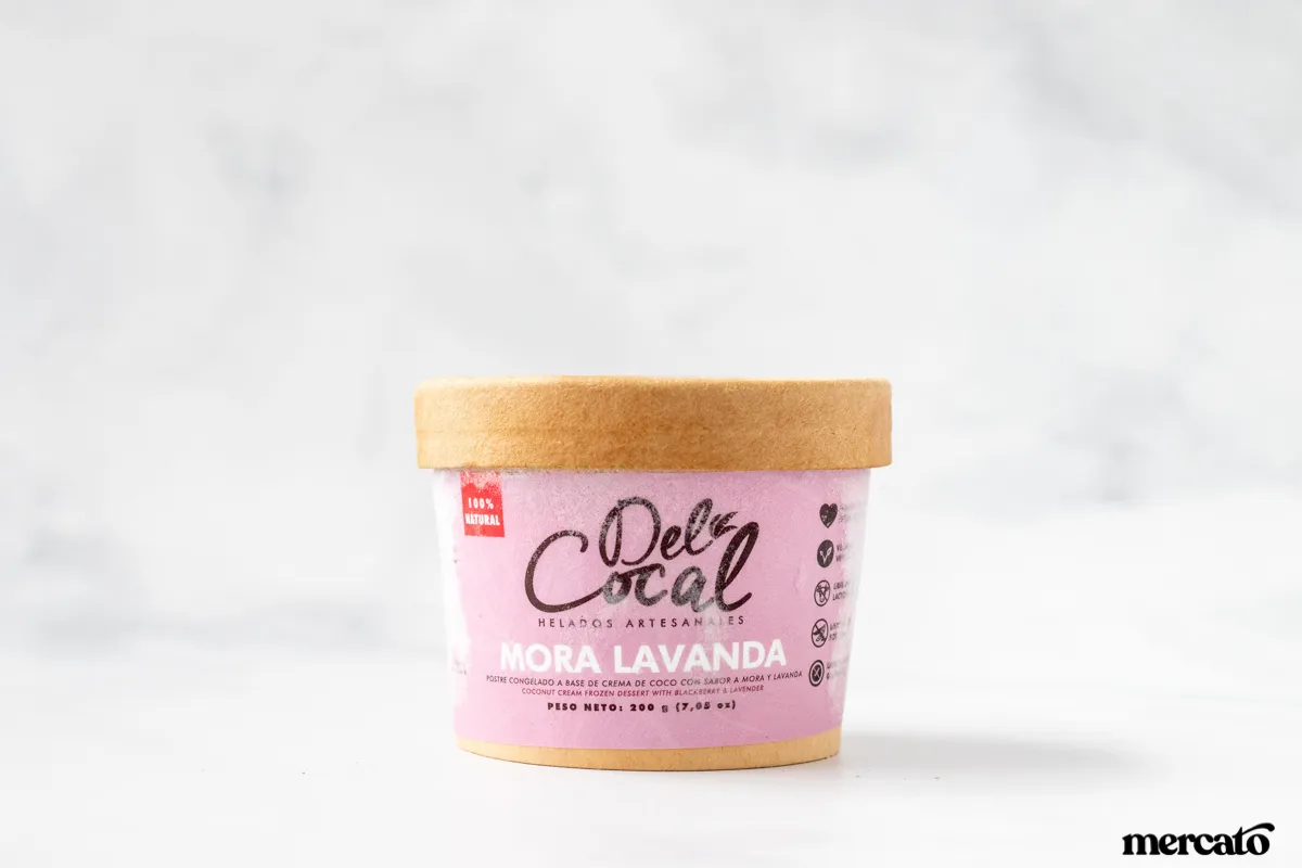 HELADO DEL COCAL MORA LAVANDA