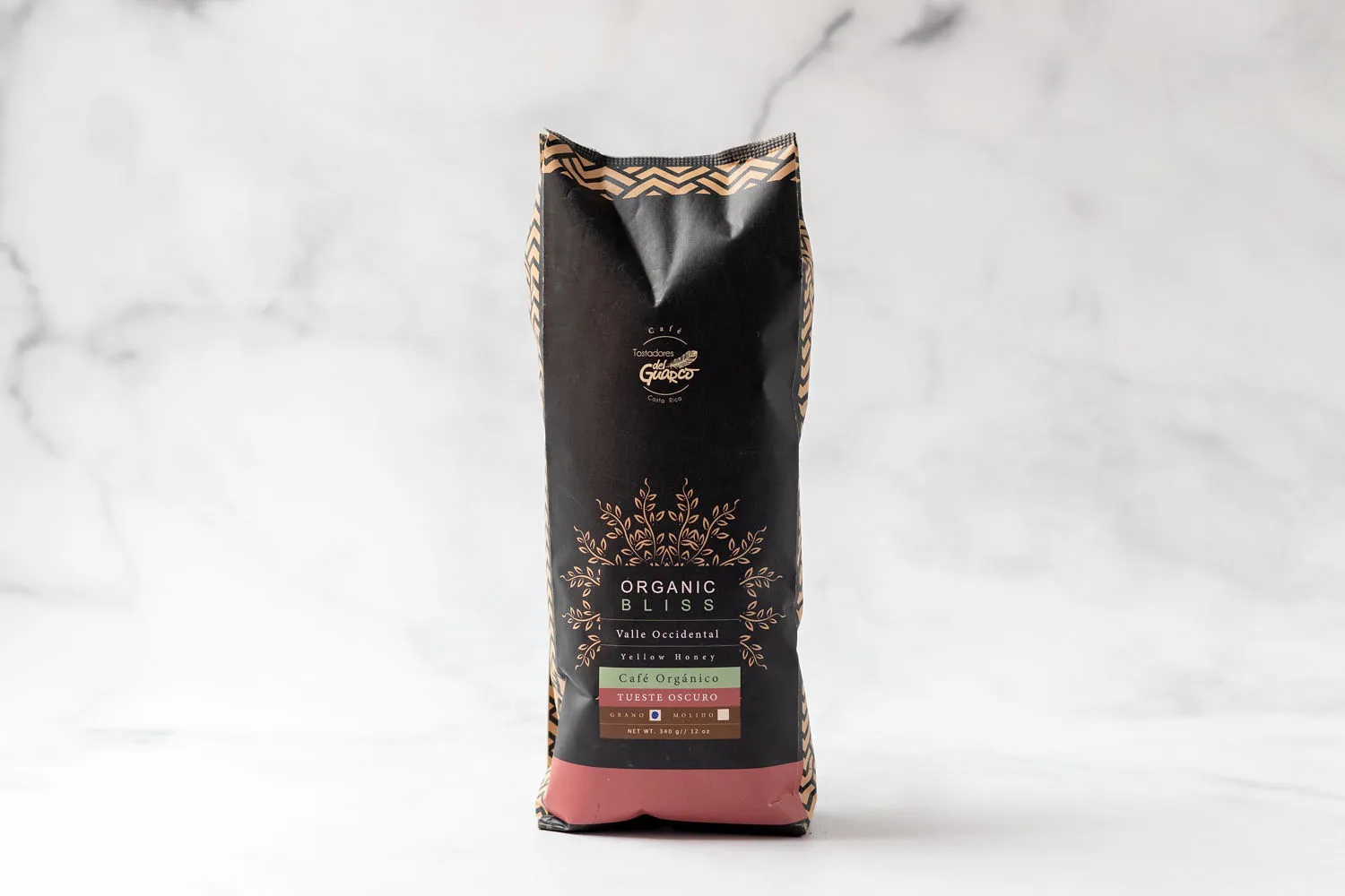 Café Organic Bliss Guarco Tueste Oscuro 340g (Molido)