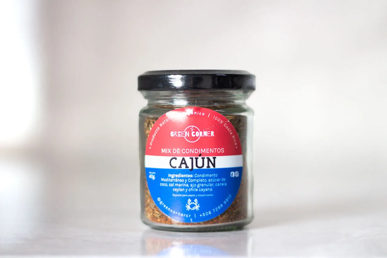 Condimento-Cajun-Green-Corner-40g