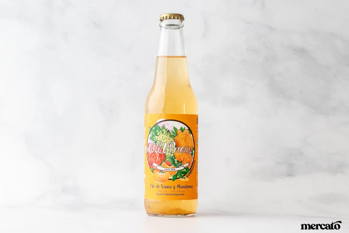 Kombucha Wild Brews 365ml ( Flor de Sauco y Mandarina)