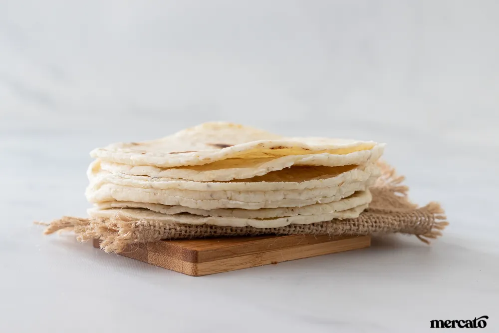 Tortilla de maíz blanco orgánico (10u)