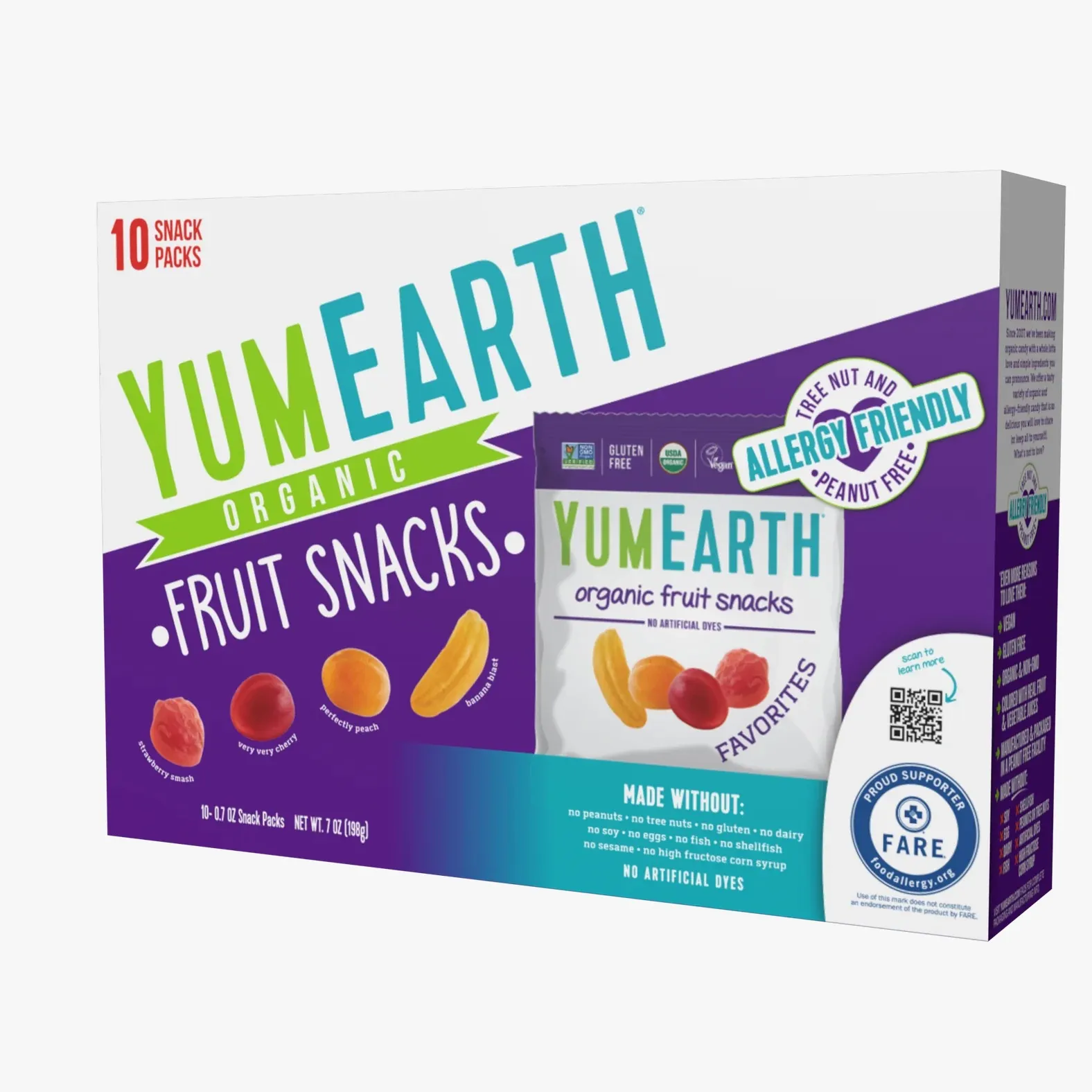 Tropical Fruit Snacks YumEarth- 10u