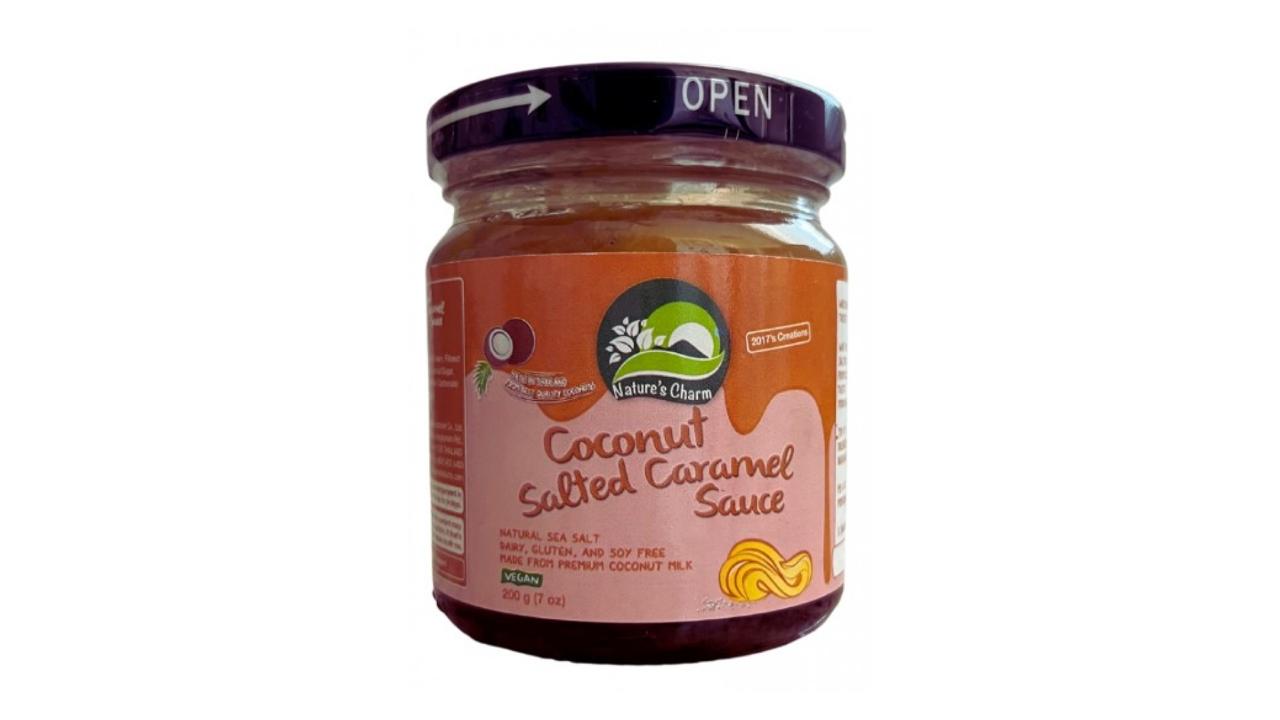 Salsa de Caramelo Salado con Coco Nature’s Charms