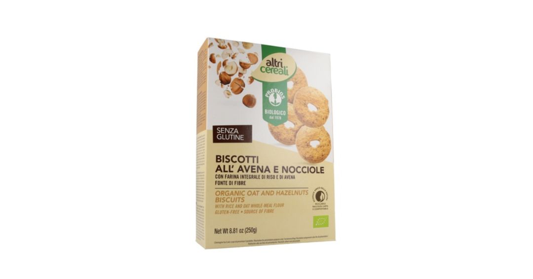 Galletas de Avena Y Avellanas Probios- 250g