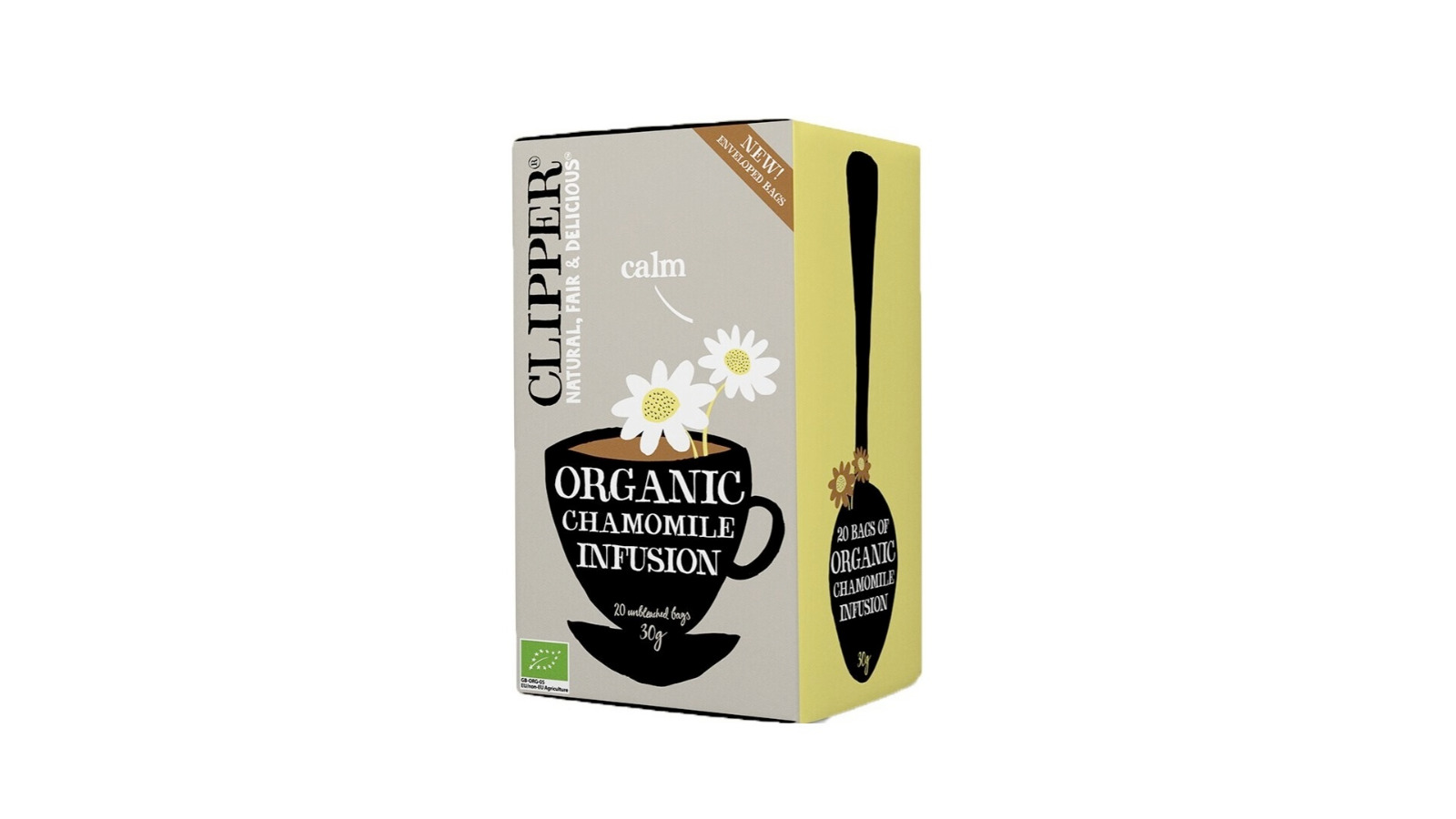 Té manzanilla orgánico -Clipper 20Und