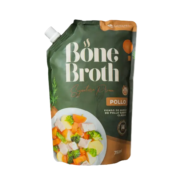 Bone Broth Chicken Grass Fed 750ml