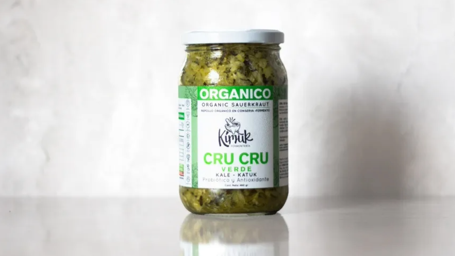 Chucrut Verde Orgánico Kimuk – 416Ml