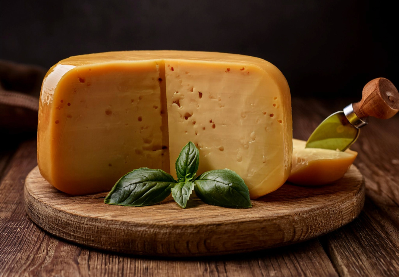 Queso gouda con albahaca 250grs Herencia