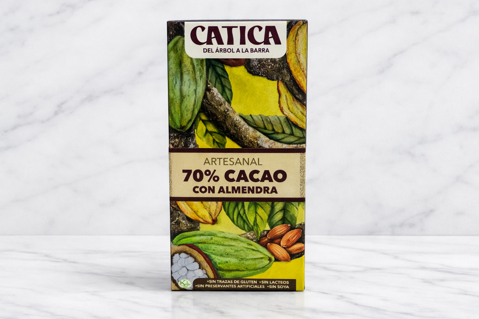 Chocolate Catica 70% (Almendras) 70g