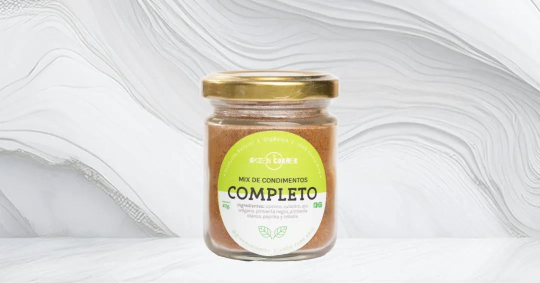 Frasco completo condimento Green Corner 40gr