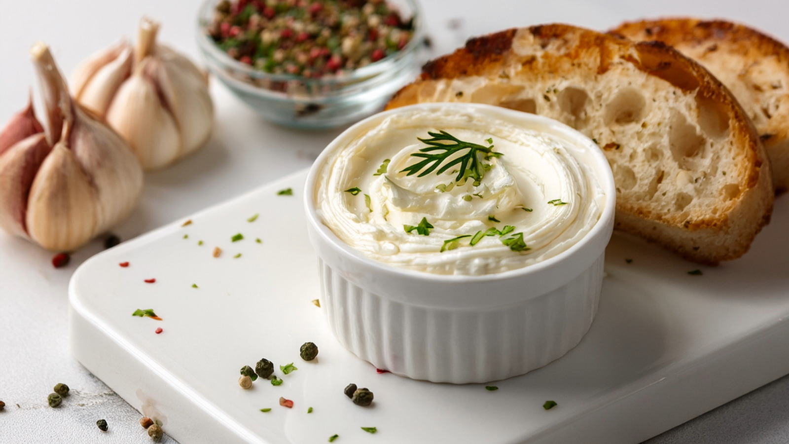 Queso Crema de Cabra Ajo Pimienta Cafano 150g