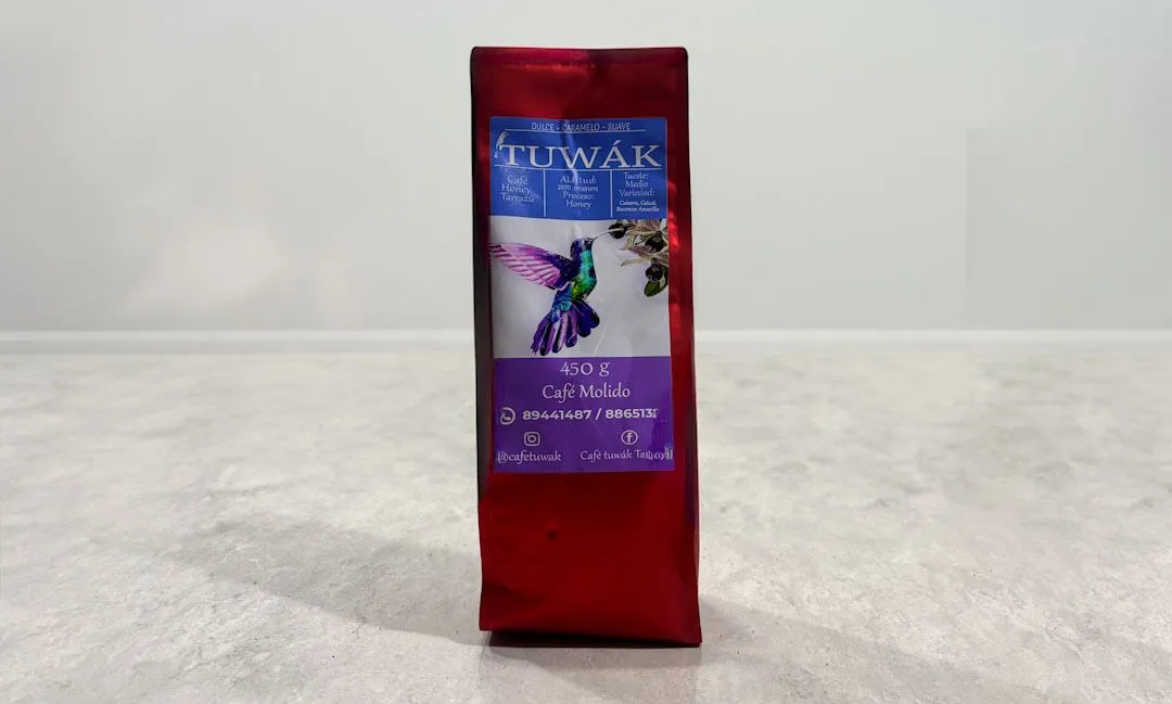 Café Tuwák Honey Tueste Medio Molido – 450g