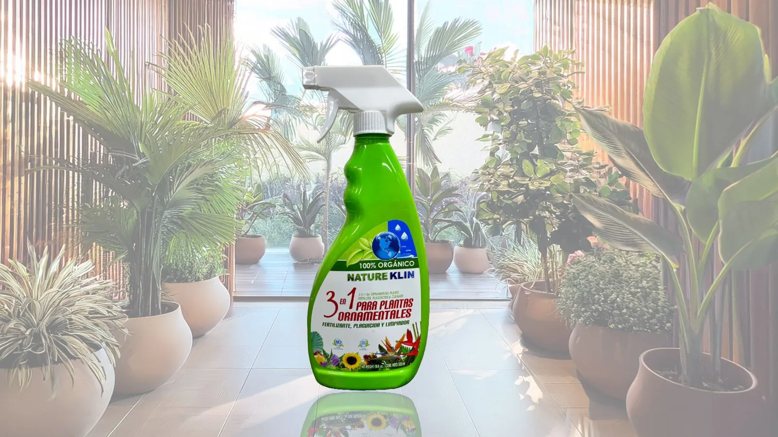 3 en 1 para Plantas Ornamentales Natureklin