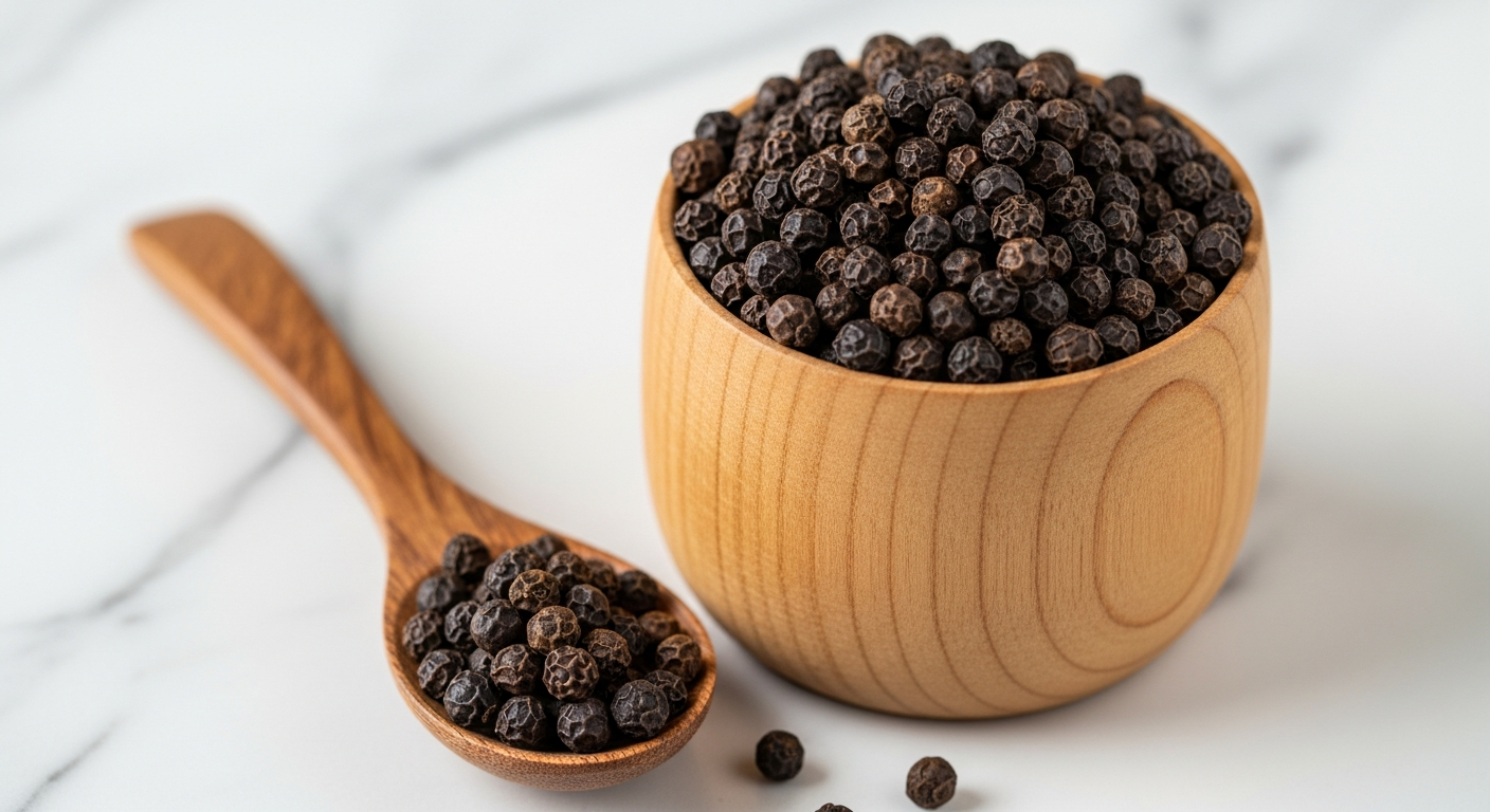 Pimienta negra orgánica en grano 100g.338Z