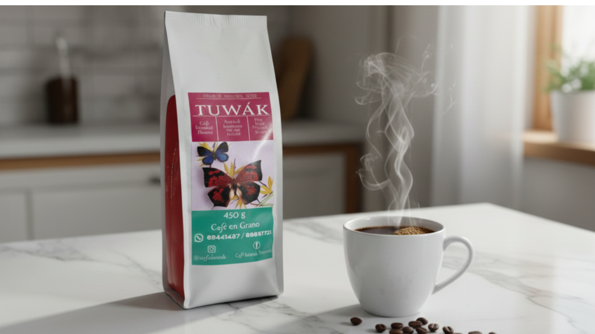 Café Tuwák Lavado Tueste Medio Grano- 450g