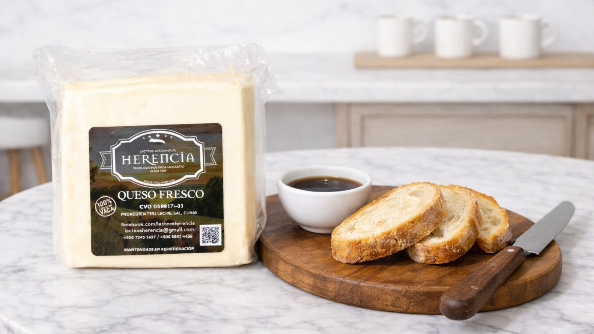 Queso Fresco artesanal Herencia – 500g